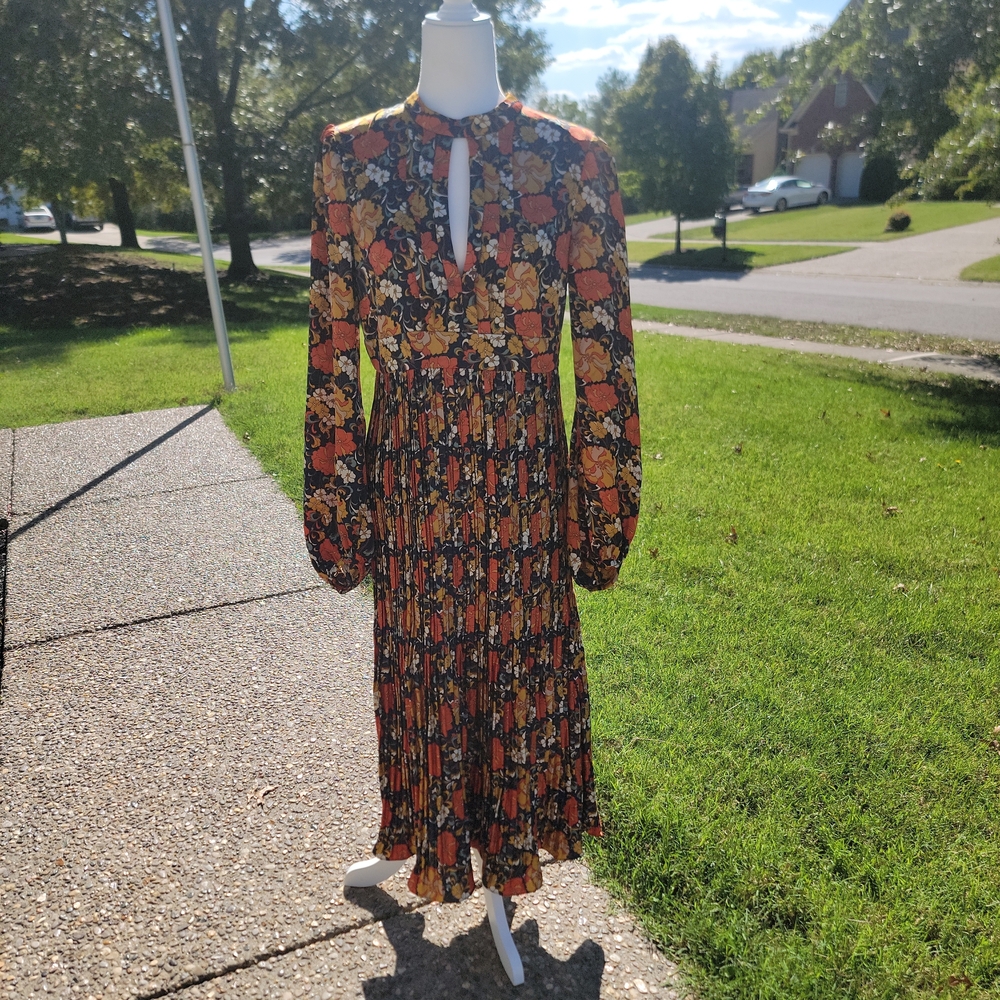 Traffic People Long Sleeve Dress "Julep" Size M‎